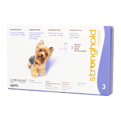 Stronghold 30 mg 2.5-5 kg x 3 pipete