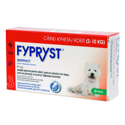Fypryst Dog S (2-10kg) x  3 pip