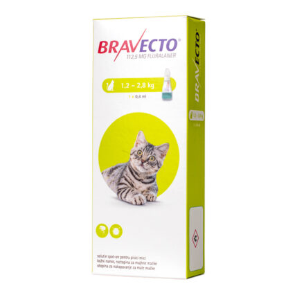 Bravecto Spot-on Cat 112,5 mg (1,2-2,8 kg)