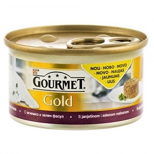 Gourmet Gold Savoury Cake cu miel si fasole verde 85 g