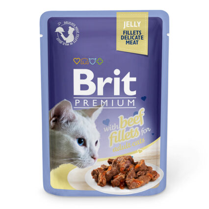 Brit Cat Delicate Beef in Jelly 85 g