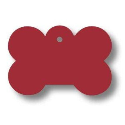 Medalion pentru caini Tag Os Rosu S