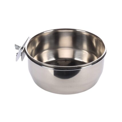 HRANITOARE FLAMINGO PENTRU COLIVIE DIN INOX CU SUPORT L 15CM/880L