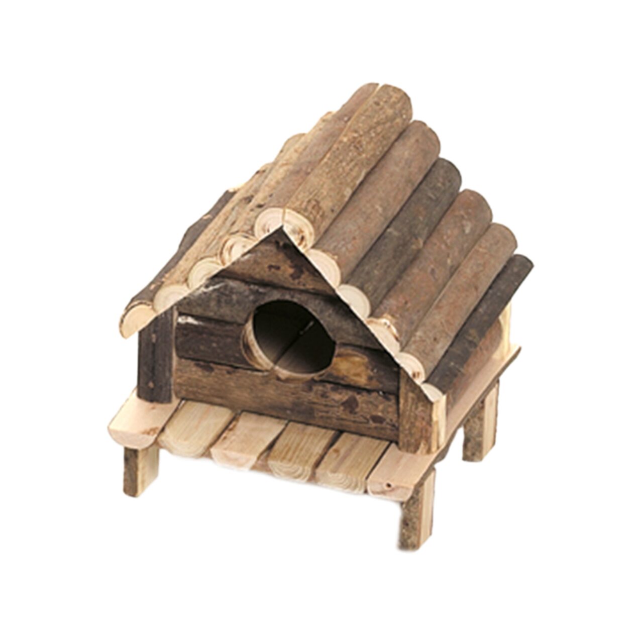 CASUTA DIN LEMN PENTRU ROZATOARE FLAMINGO HUDSON 14x12x13CM