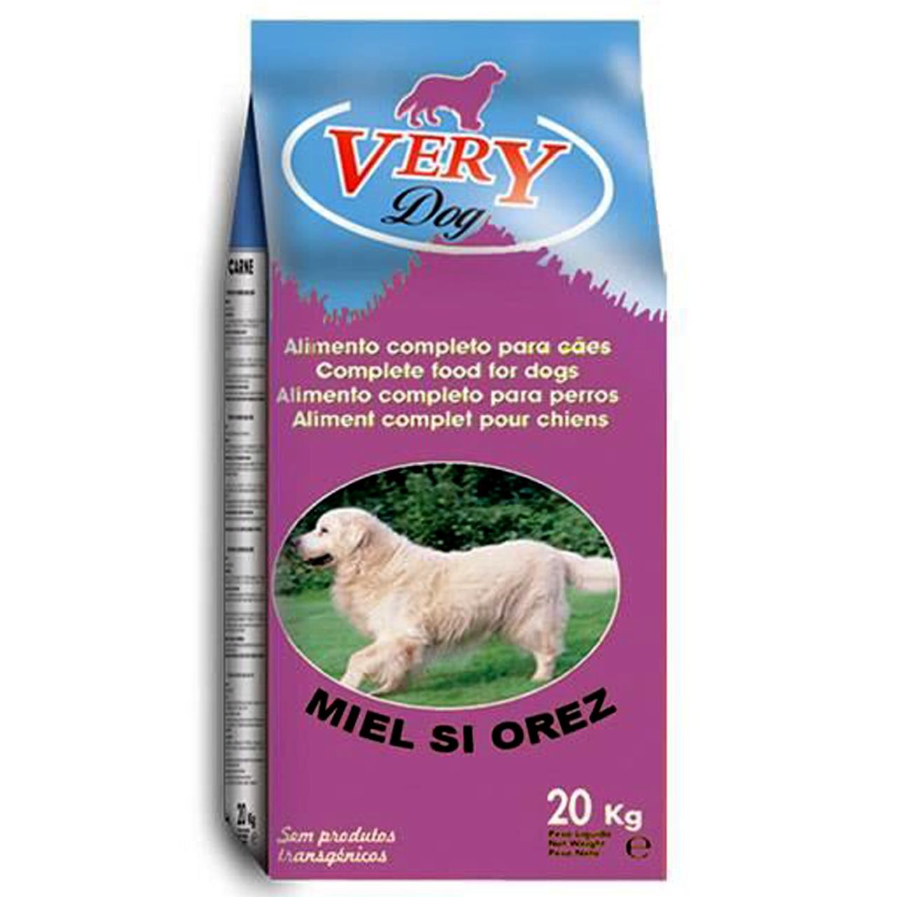 HRANA USCATA PENTRU CAINI VERY DOG ADULT MINI MIEL/OREZ 20KG