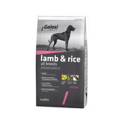 HRANA USCATA PREMIUM PENTRU CAINI GOLOSI DOG LAMB&RICE 3 KG