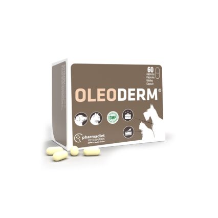 SUPLIMENT PENTRU CAINI SI PISICI OLEODERM 60 CAPSULE