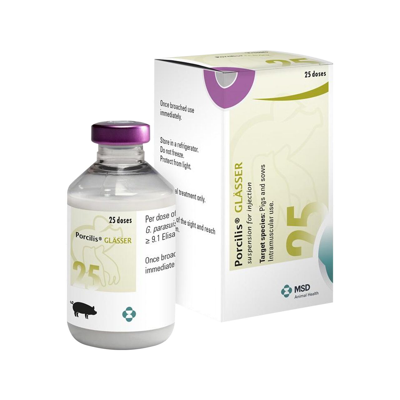 PORCILIS GLASSER SOLUTIE INJECTABILA PORCI 50ML (25DZ)