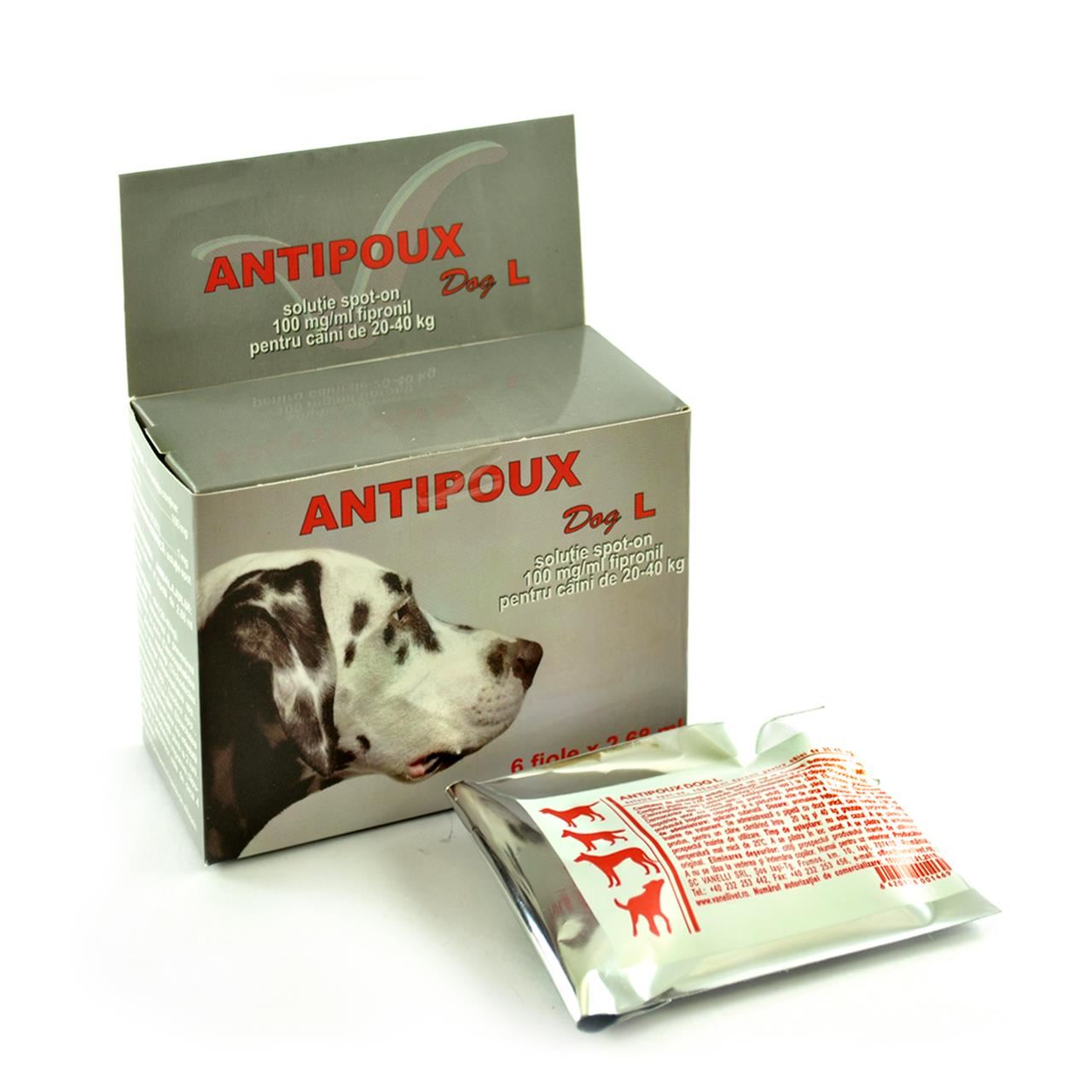 ANTIPOUX DOG L CUT X 6PIP