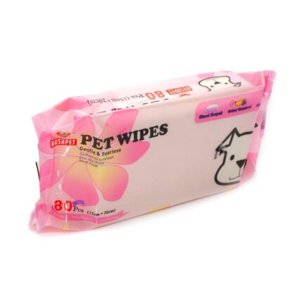 SERVETELE UMEDE PENTRU CAINI HUSHPET FLORAL