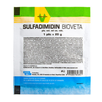 Sulfadimidin Bioveta 20 gr