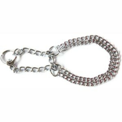 Zgarda pentru caini Zgarda lant dublu, Enjoy 2/40cm