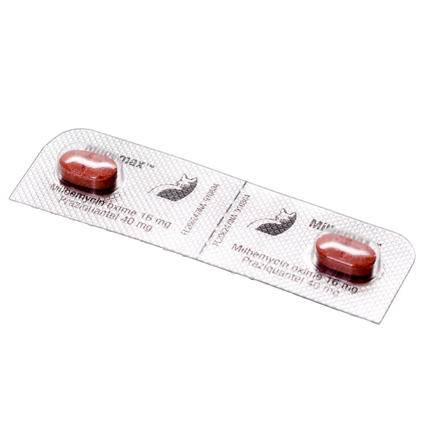 Milbemax 16/40 mg cats 2-8 kg 2 tb