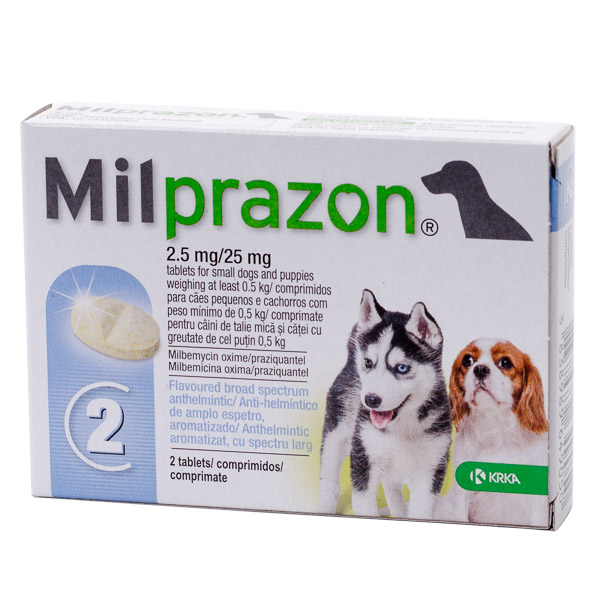 Milprazon Dog 2.5mg/25mg