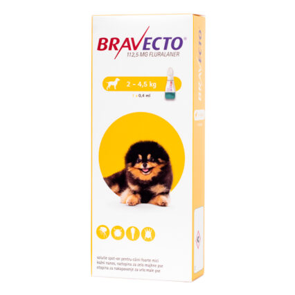 Bravecto Spot-on Dog 112,5 mg (2-4,5 kg)