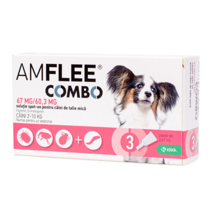 Amflee Combo Dog 67 mg-S(2-10 kg) x 3 pipete