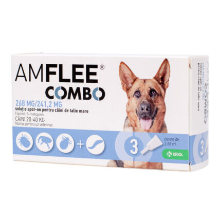 Amflee Combo Dog 268 mg-L(20-40 kg) x 3 pipete