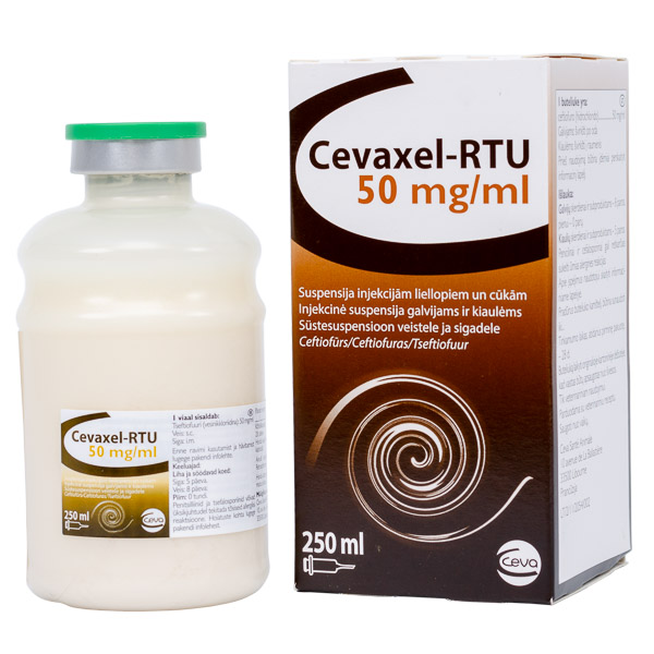 Cevaxel RTU 50mg/ml 250 ml
