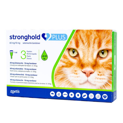 Stronghold Plus 60 mg 1.0 ml 5-10 kg x 3 pipete