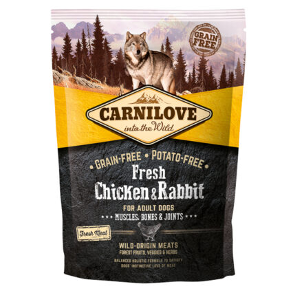 Carnilove Fresh Chicken & Rabbit, Bones & Joints for Adult Dogs 1.5 kg