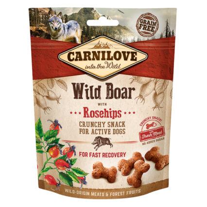 Carnilove Dog Crunchy Snack Wild Boar with Rosehips 200 g