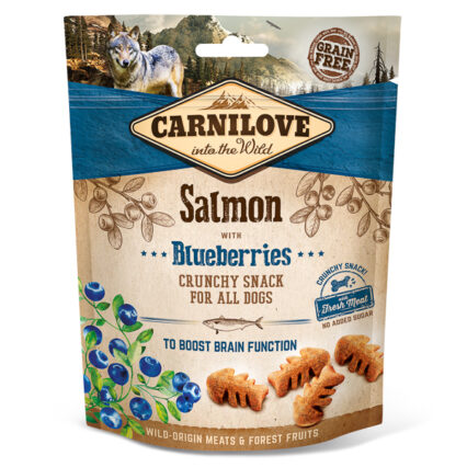 Carnilove Dog Crunchy Snack Salmon with Blueberries 200 g