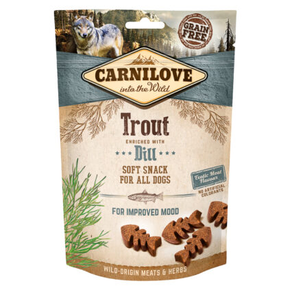 Carnilove Dog Semi Moist Snack Trout with Dill 200 g