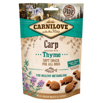Carnilove Dog Semi Moist Snack Carp with Thyme 200 g