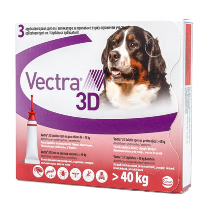 Vectra 3D Dog 40 kg x 3 pipete