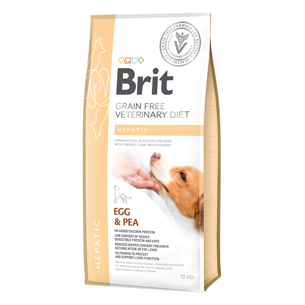 Brit GF Veterinary Diet Dog Hepatic 12 kg