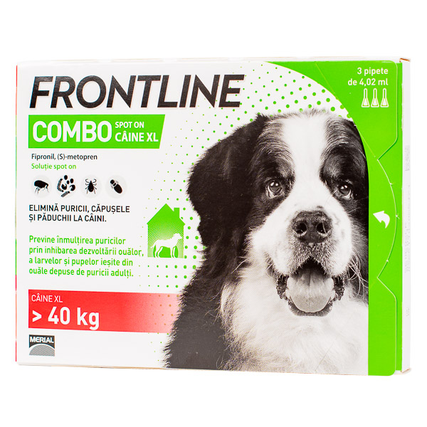Frontline Combo XL (peste 40 kg) x 3 pipete