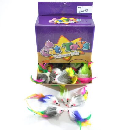 JUCARIE PENTRU PISICI SORICEL BLANA 6.5CM DIV CULORI 36BUC/DISPLAY/CT15018