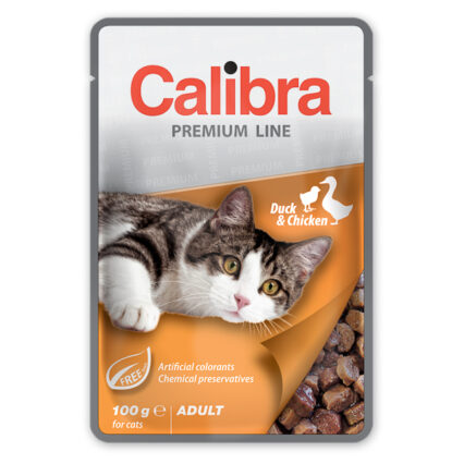 Calibra Cat Pouch Premium Line Adult Duck & Chicken 100 g