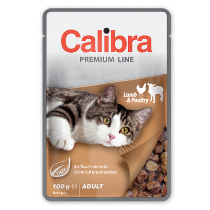 Calibra Cat Pouch Premium Line Adult Lamb & Poultry 100 g