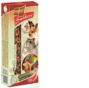 Batoane 3 in 1 Mix pentru Rozatoare si Iepuri 135 g