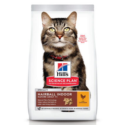 Hill's SP Feline Mature Hairball and Indoor Chicken 1.5 kg
