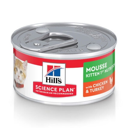 Hill's SP Feline Kitten Mousse Chicken and Turkey 82 g (conserva)