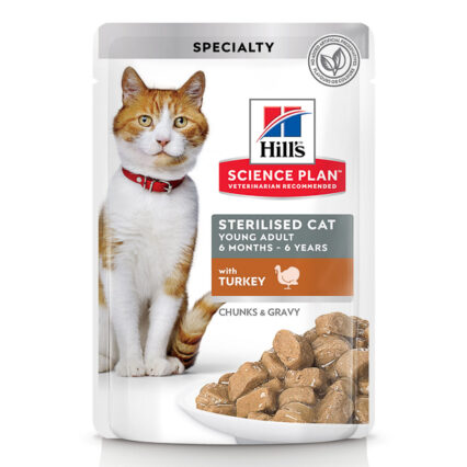 Hill's SP Feline Young Adult Sterilised Turkey 85 g (plic)