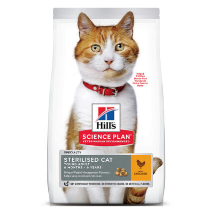 Hill's SP Feline Young Adult Sterilised Chicken 15 kg