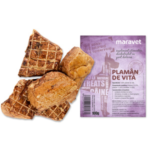 Recompensa pentru caini, plaman de vita, 100 g