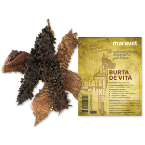 Recompensa pentru caini, burta de vita, 100 g
