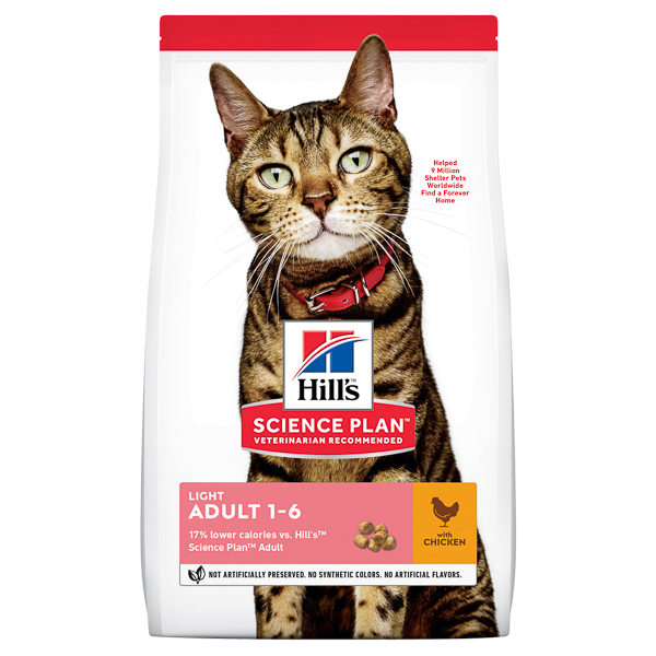 Hill's SP Feline Adult Light Chicken 10 kg