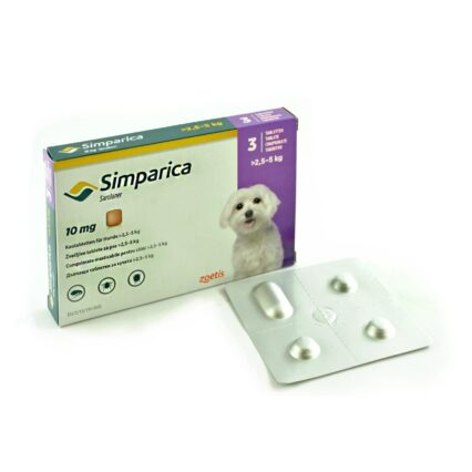 SIMPARICA 10 MG(2,5-5 KG)* 3 TAB