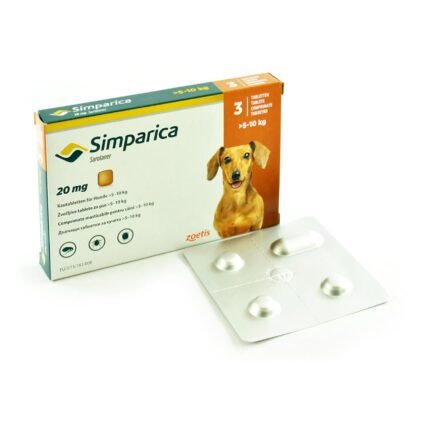 SIMPARICA 20 MG(5-10 KG)* 3 TAB