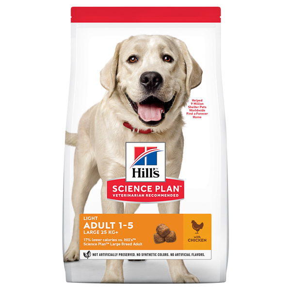 Hill's SP Canine Adult Light Large Breed Chicken 14 kg