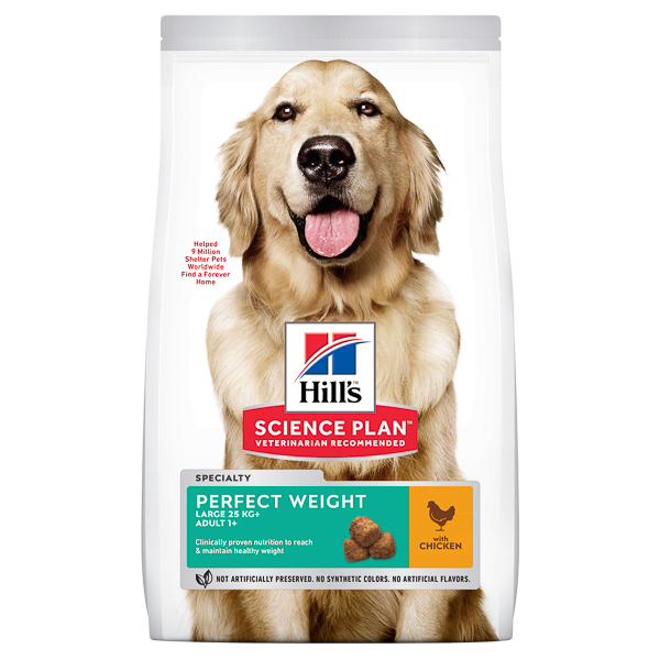 Hill's SP Canine Adult Perfect Weight Large Breed Chicken 12 kg