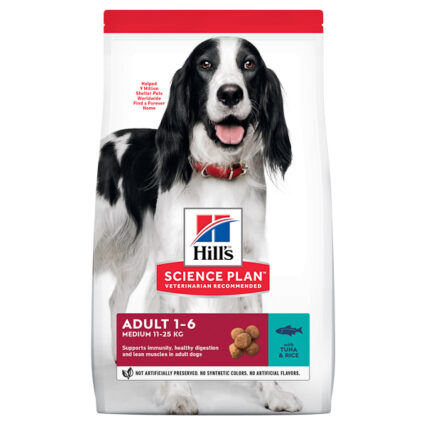 Hill's SP Canine Adult Medium Tuna and Rice 12 kg