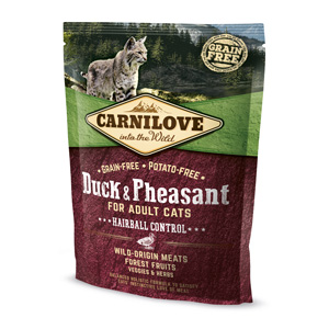 Carnilove Duck & Pheasant for Adult Cats - Hairball Control 400 g