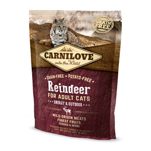 Carnilove Reindeer for Adult Cats - Energy & Outdoor 400 g