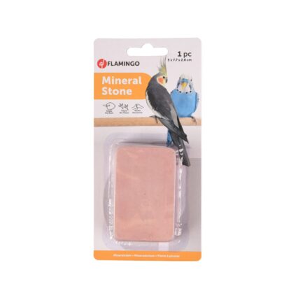 BLOC MINERAL PENTRU PASARI EXOTICE FLAMINGO 7.5CM